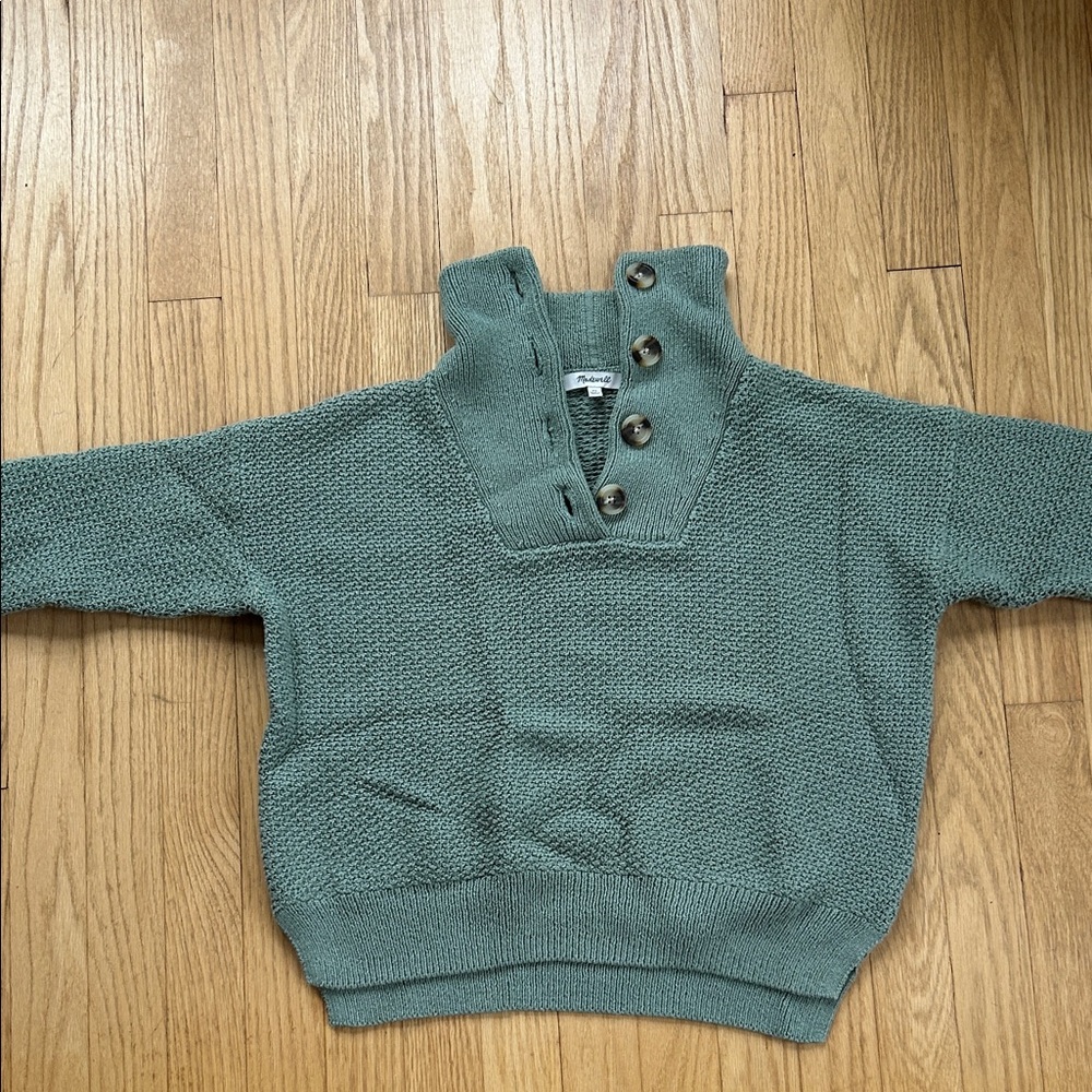 Madewell Sage Knit Sweater